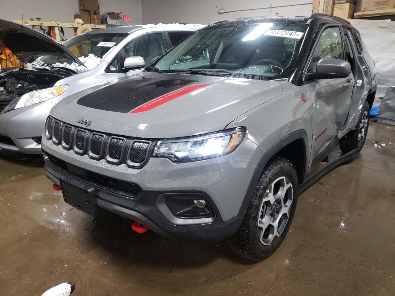 Photo 2 from auction – 2022 JEEP COMPASS TR with VIN 3C4NJDDB9NT130603