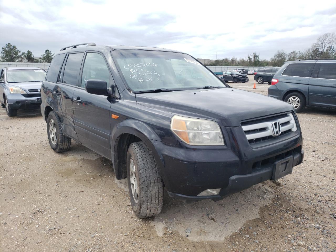 HONDA PILOT EX 2006 с VIN 5FNYF28536B013381 - Фото с аукциона