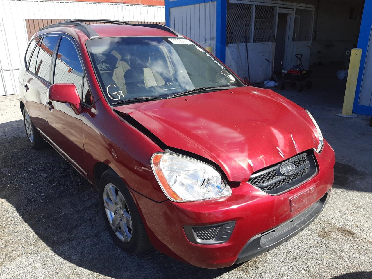 KIA RONDO BASE 2007 with VIN KNAFG525X77122083 - Photo from auction
