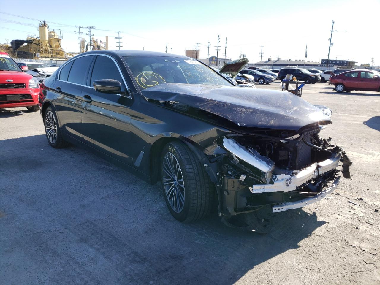 BMW 530E 2019 with VIN WBAJA9C57KB253995 - Photo from auction
