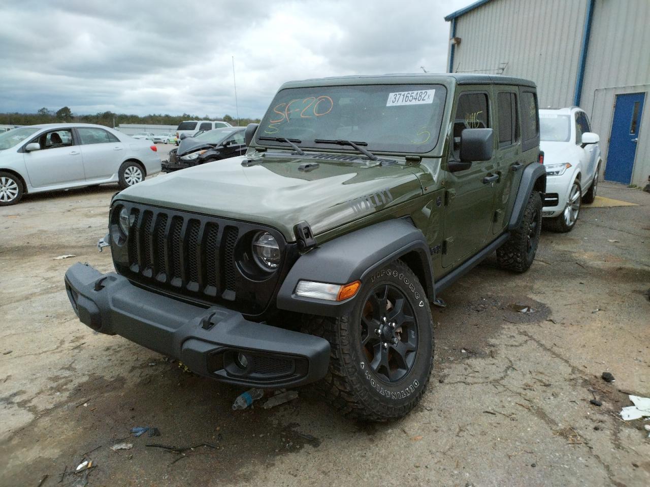 Photo 2 from auction – 2020 JEEP WRANGLER U with VIN 1C4HJXDG2LW338629
