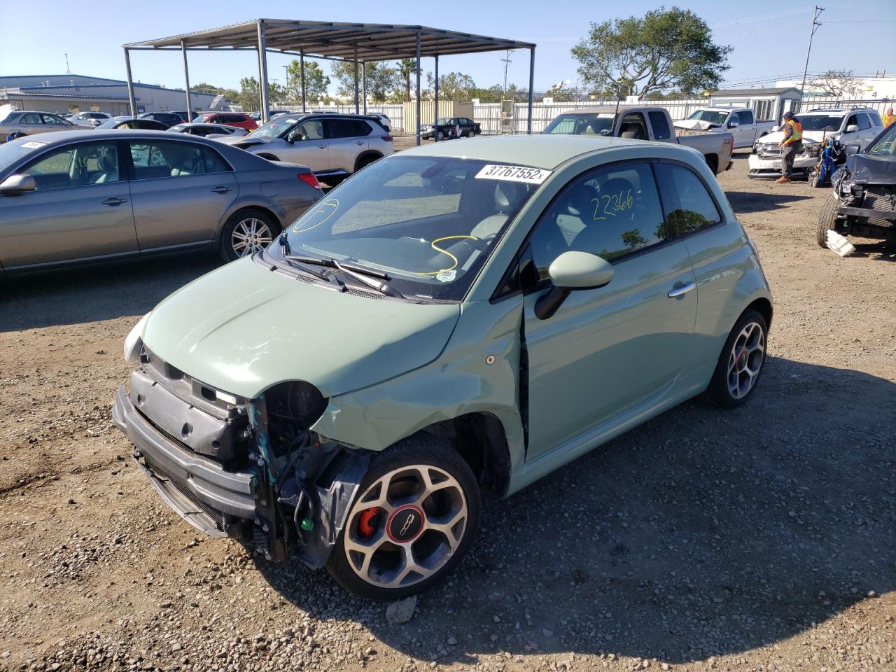 Photo 2 from auction – 2016 FIAT 500 SPORT with VIN 3C3CFFBRXGT134588