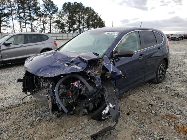 Photo 2 from auction – 2016 HONDA CR-V SE with VIN 5J6RM3H41GL026095
