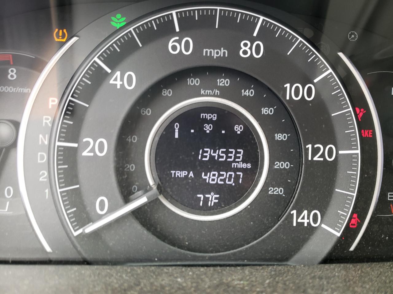 Photo 8 from auction – 2012 HONDA CR-V LX with VIN 5J6RM4H38CL048229