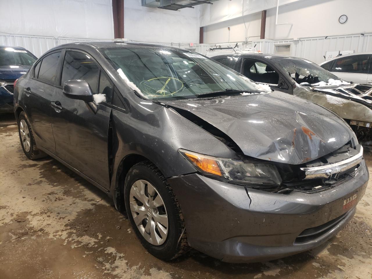 HONDA CIVIC LX 2012 with VIN 2HGFB2E46CH057820 - Photo from auction