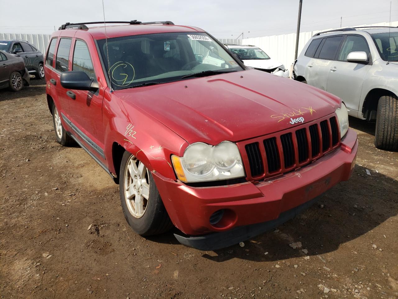 JEEP GRAND CHER 2005 with VIN 1J4GS48K05C683422 - Photo from auction