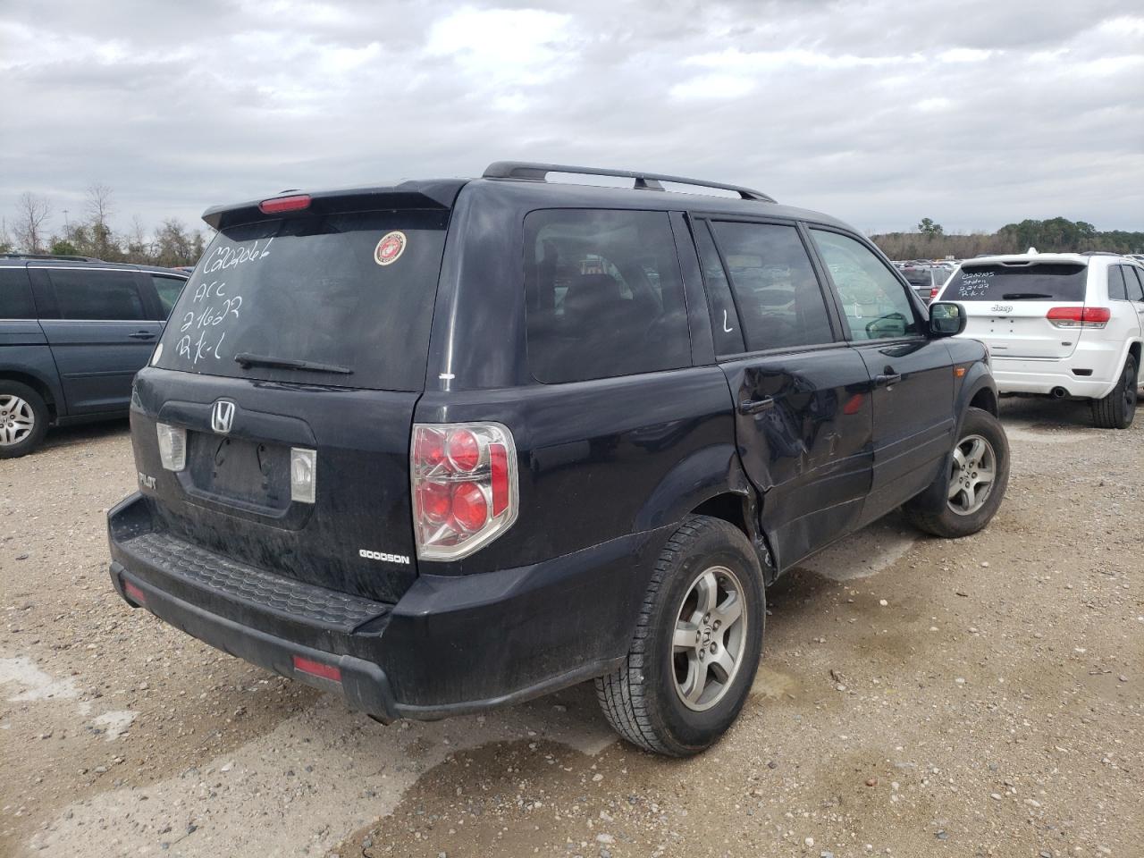 Фото 4 с аукциона – 2006 HONDA PILOT EX с VIN 5FNYF28536B013381