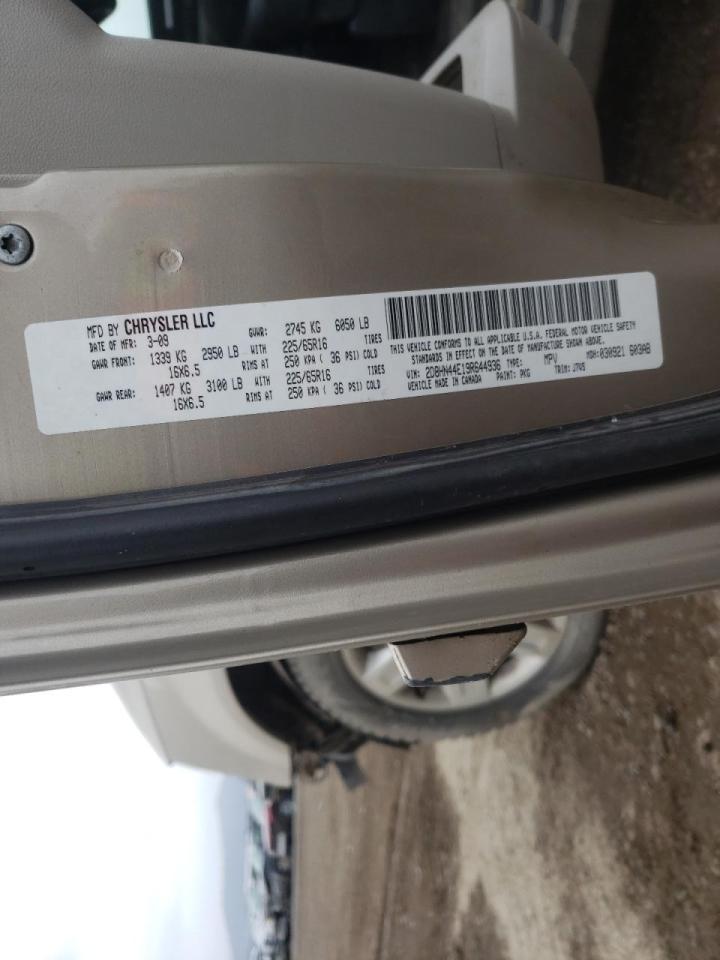 Photo 10 from auction – 2009 DODGE GRAND CARA with VIN 2D8HN44E19R644936