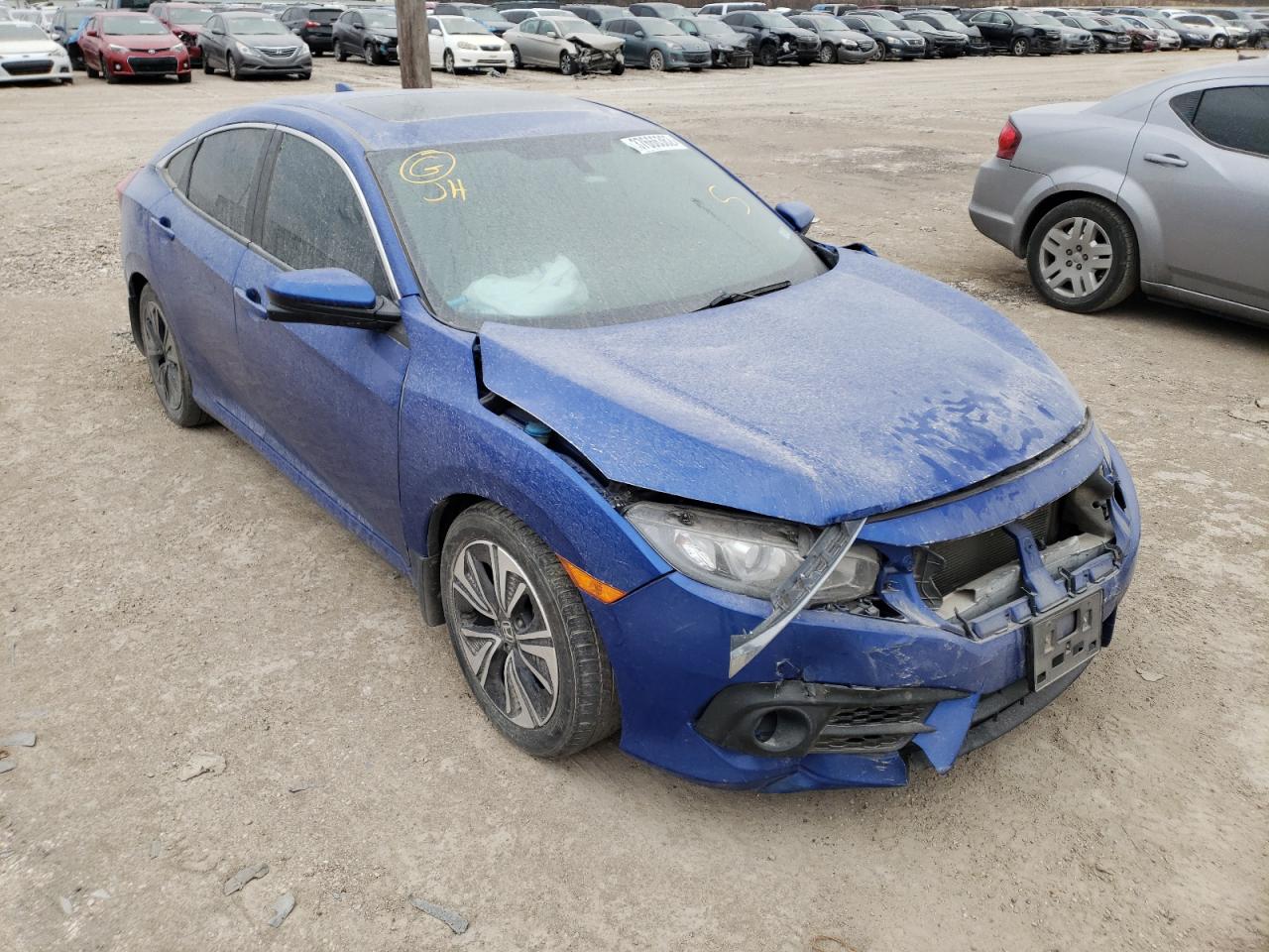 HONDA CIVIC EX 2017 with VIN 19XFC1F34HE033059 - Photo from auction