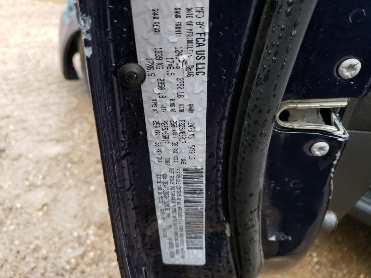 Photo 10 from auction – 2017 DODGE JOURNEY SX with VIN 3C4PDCBG6HT519132