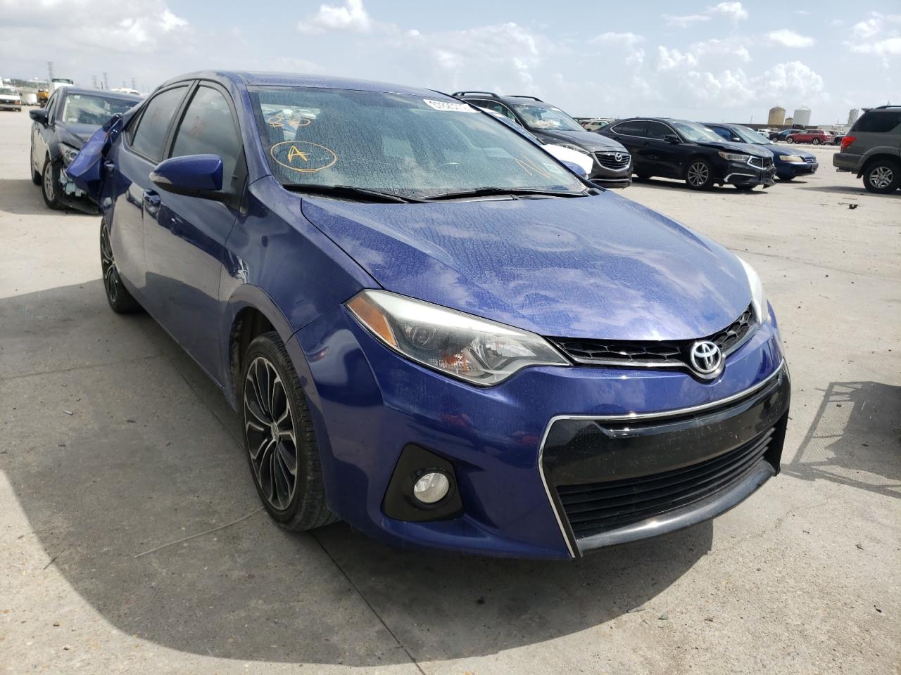 TOYOTA COROLLA 2016 with VIN 2T1BURHE5GC516503 - Photo from auction