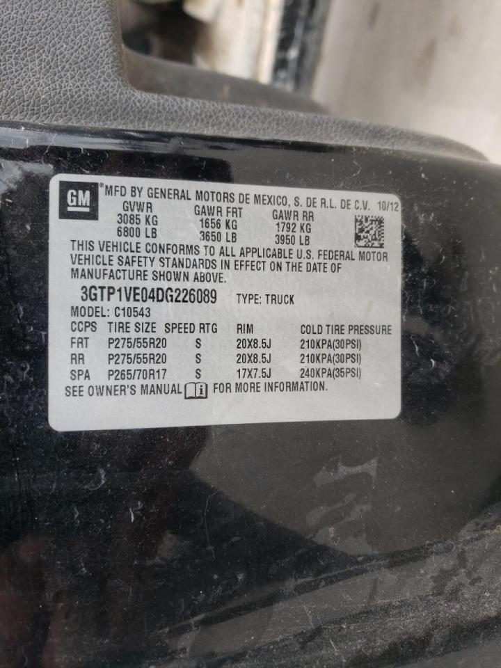 Photo 10 from auction – 2013 GMC SIERRA C15 with VIN 3GTP1VE04DG226089
