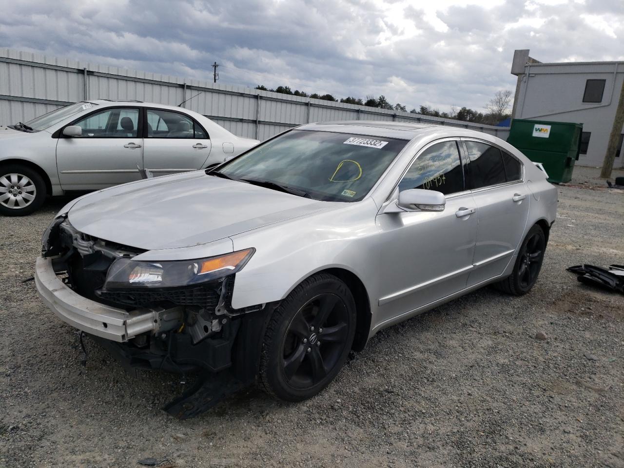Photo 2 from auction – 2012 ACURA TL with VIN 19UUA9F51CA007044