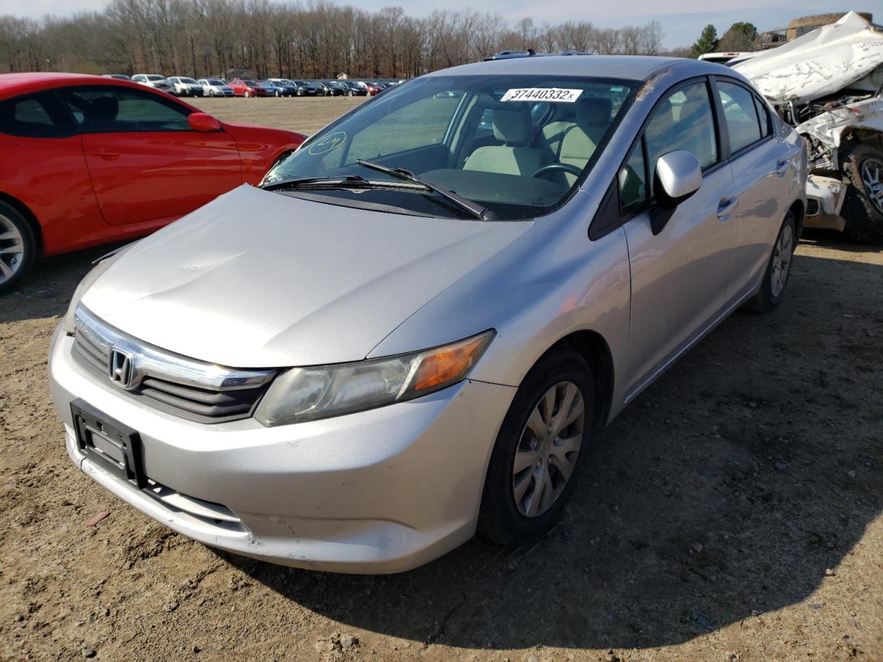 Photo 2 from auction – 2012 HONDA CIVIC LX with VIN 2HGFB2F57CH326799