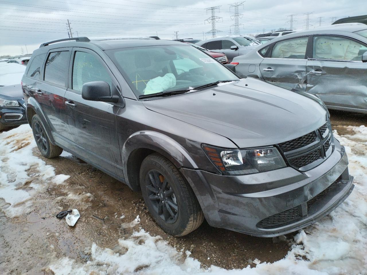 DODGE JOURNEY SE 2020 with VIN 3C4PDCAB4LT280369 - Photo from auction