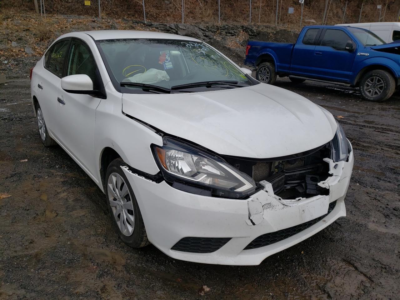 NISSAN SENTRA S 2017 with VIN 3N1AB7AP2HY404294 - Photo from auction