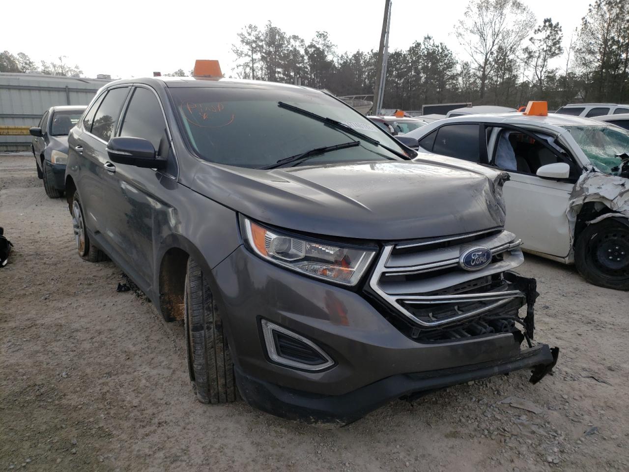 FORD EDGE TITAN 2018 with VIN 2FMPK3K90JBB56282 - Photo from auction
