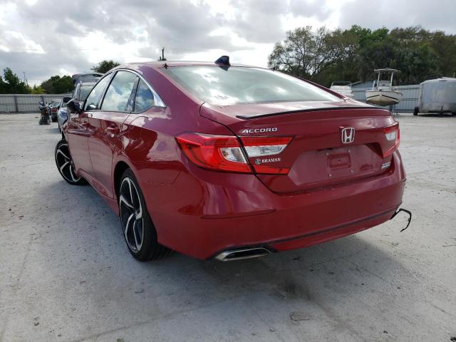 Photo 3 from auction – 2021 HONDA ACCORD with VIN 1HGCV1F43MA044669