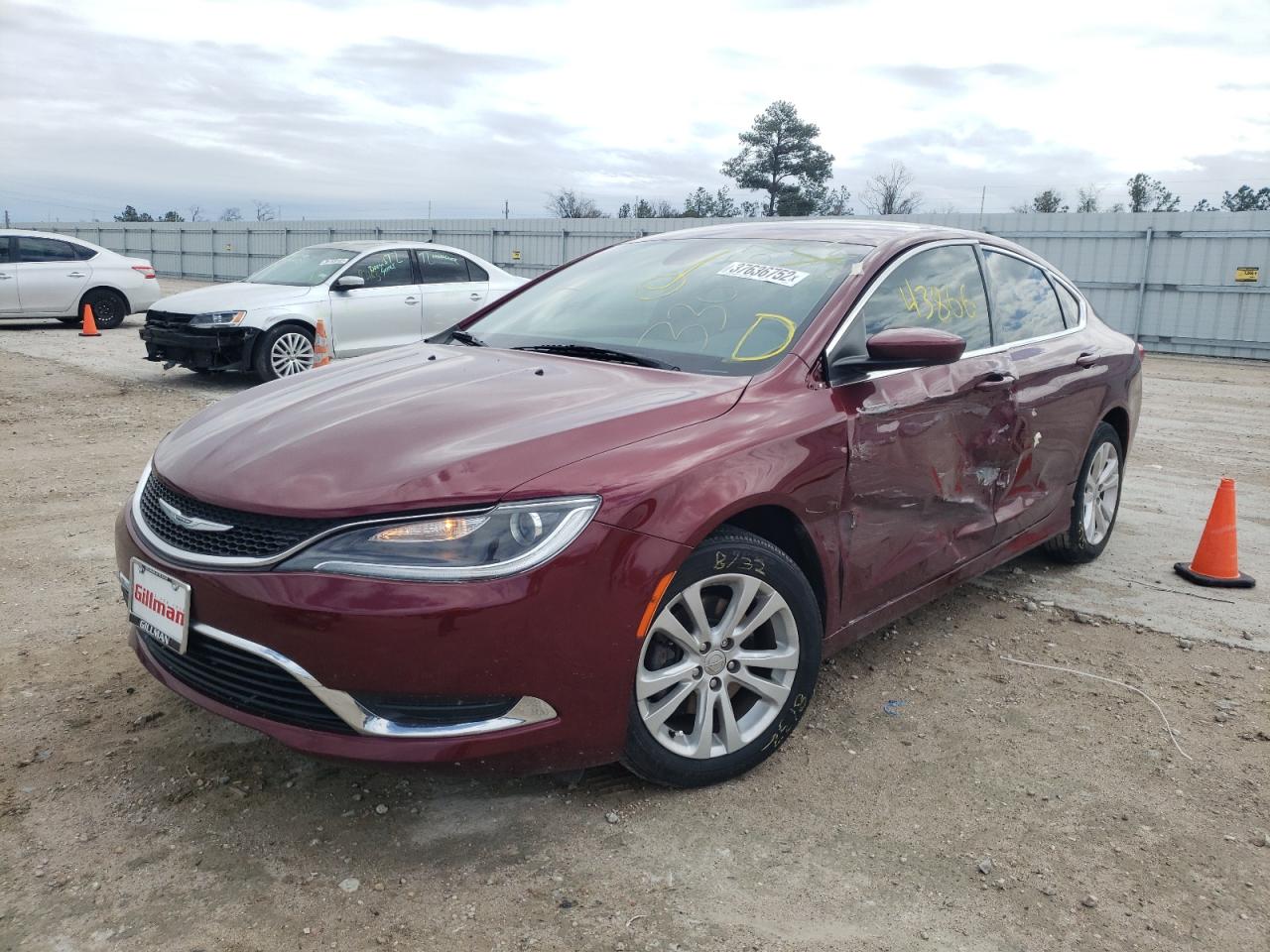 Photo 2 from auction – 2016 CHRYSLER 200 LIMITE with VIN 1C3CCCAB4GN182891