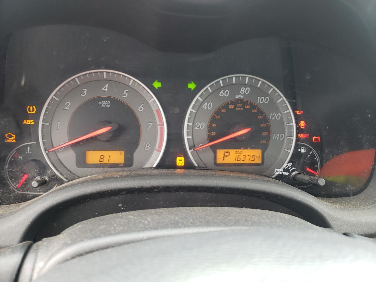 Photo 8 from auction – 2010 TOYOTA COROLLA BA with VIN 1NXBU4EE2AZ257630