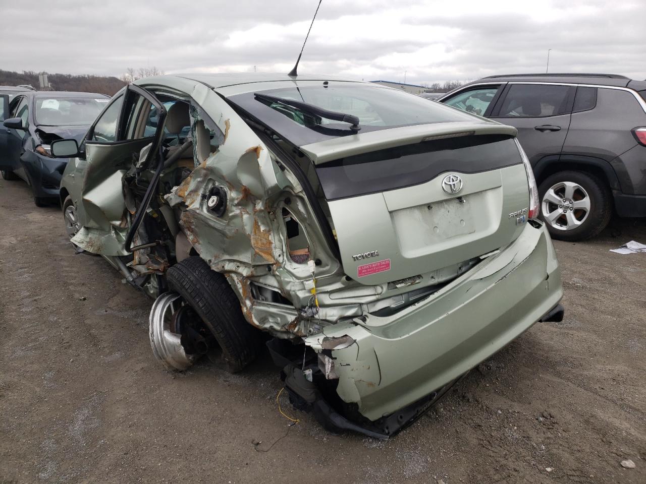 Photo 3 from auction – 2007 TOYOTA PRIUS with VIN JTDKB20U277656767