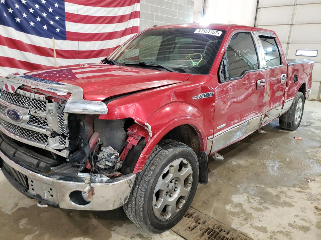 Photo 9 from auction – 2011 FORD F150 SUPER with VIN 1FTFW1ET8BFA61677
