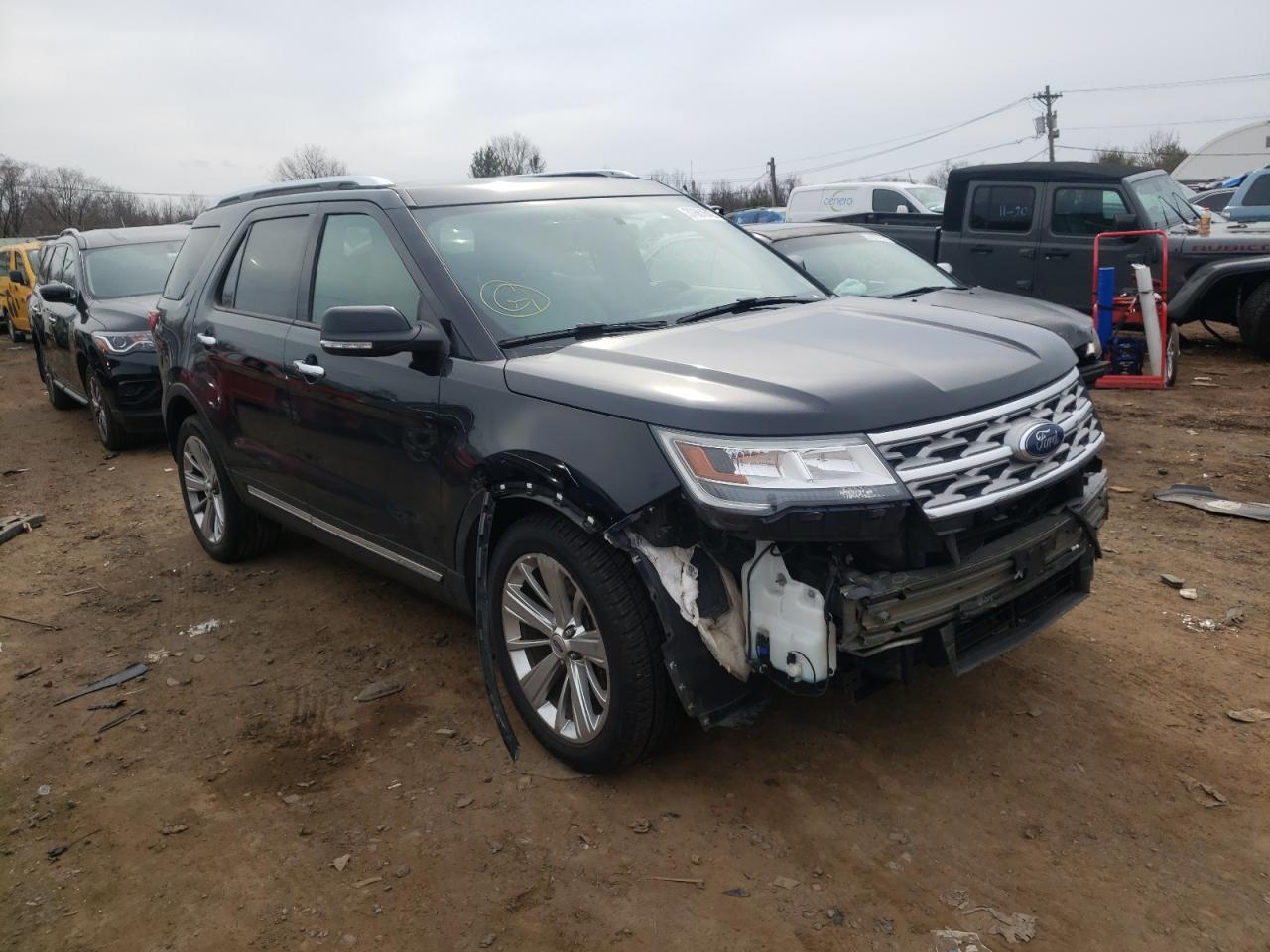 FORD EXPLORER L 2019 with VIN 1FM5K7F87KGB10488 - Photo from auction
