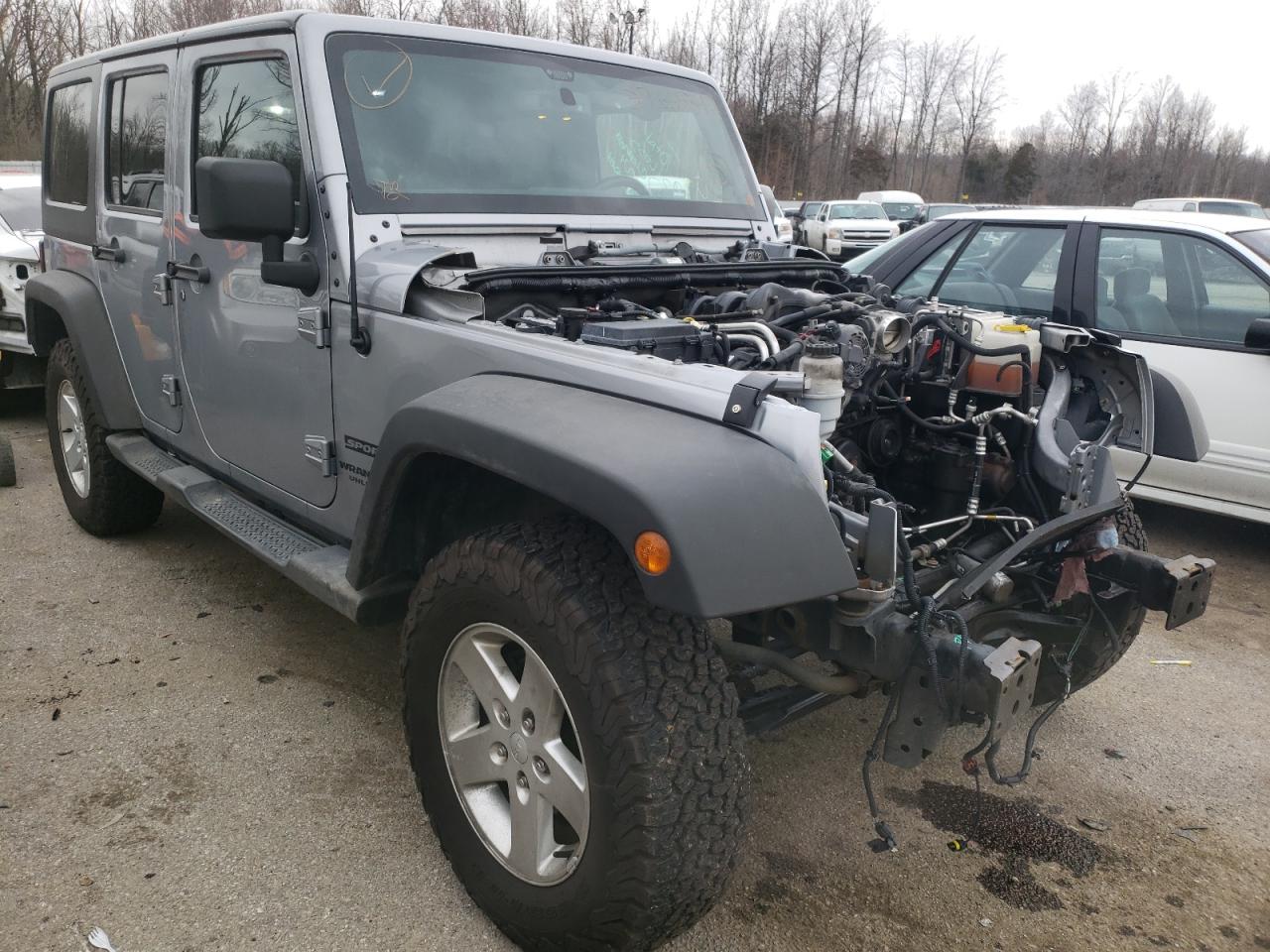 Photo 1 from auction – 2014 JEEP WRANGLER U with VIN 1C4BJWDG4EL250038