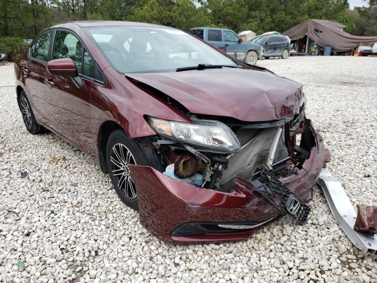Photo 1 from auction – 2014 HONDA CIVIC LX with VIN 2HGFB2F58EH505985