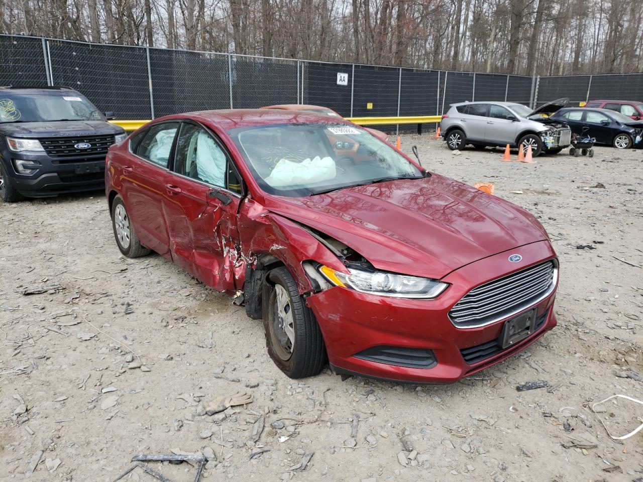Photo 1 from auction – 2014 FORD FUSION S with VIN 3FA6P0G74ER101287