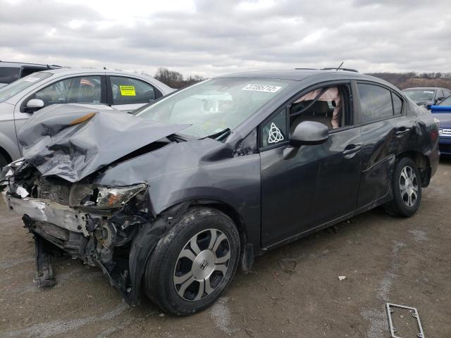 Photo 2 from auction – 2013 HONDA CIVIC HYBR with VIN 19XFB4F27DE000255