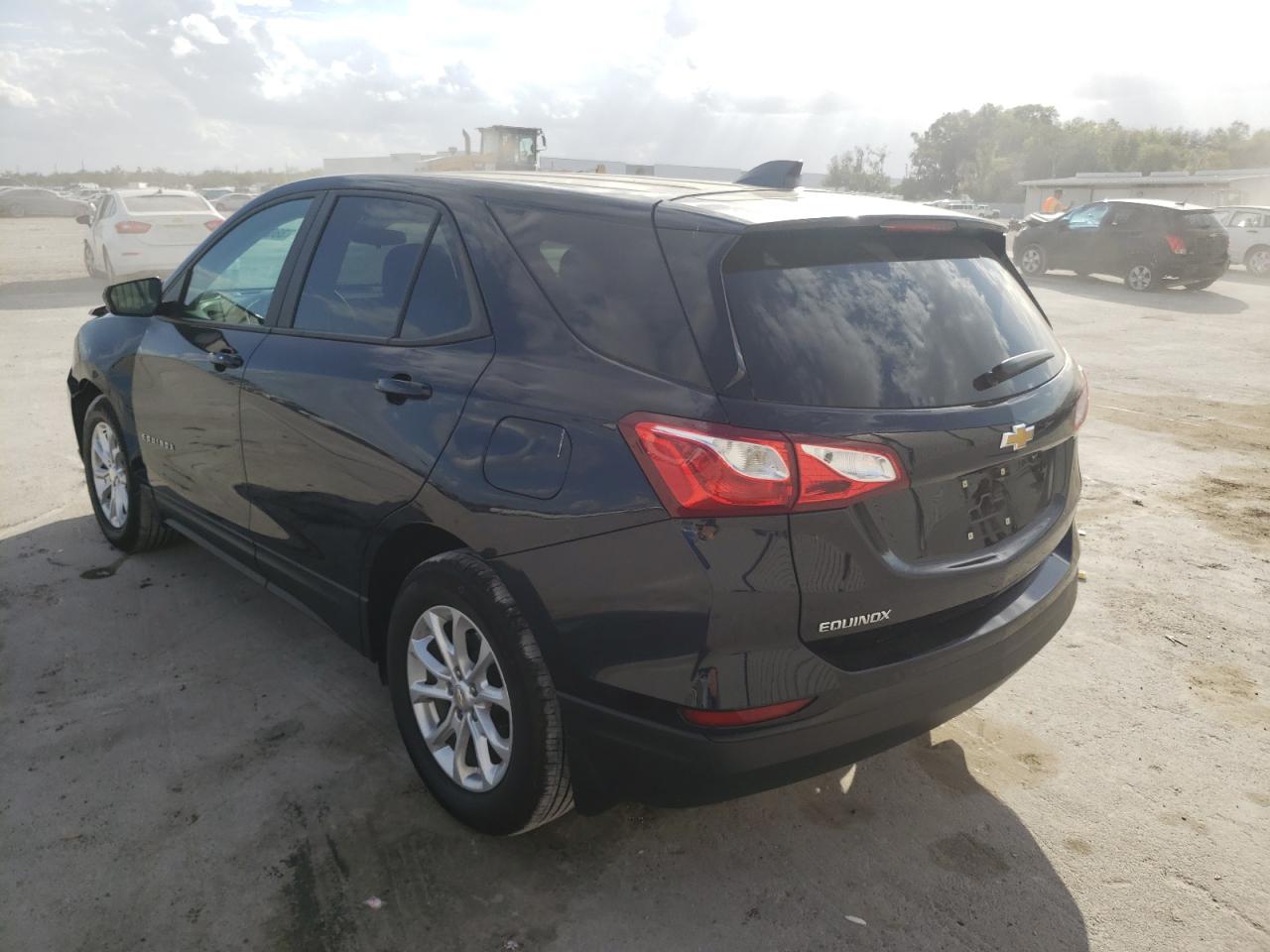 Photo 3 from auction – 2020 CHEVROLET EQUINOX LS with VIN 3GNAXHEVXLS591610