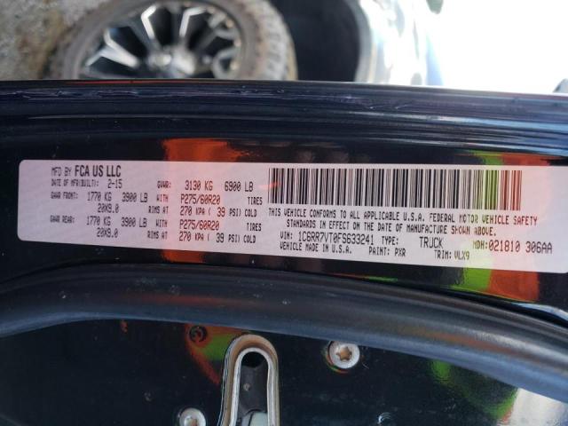 Photo 10 from auction – 2015 RAM 1500 LARAM with VIN 1C6RR7VT0FS633241