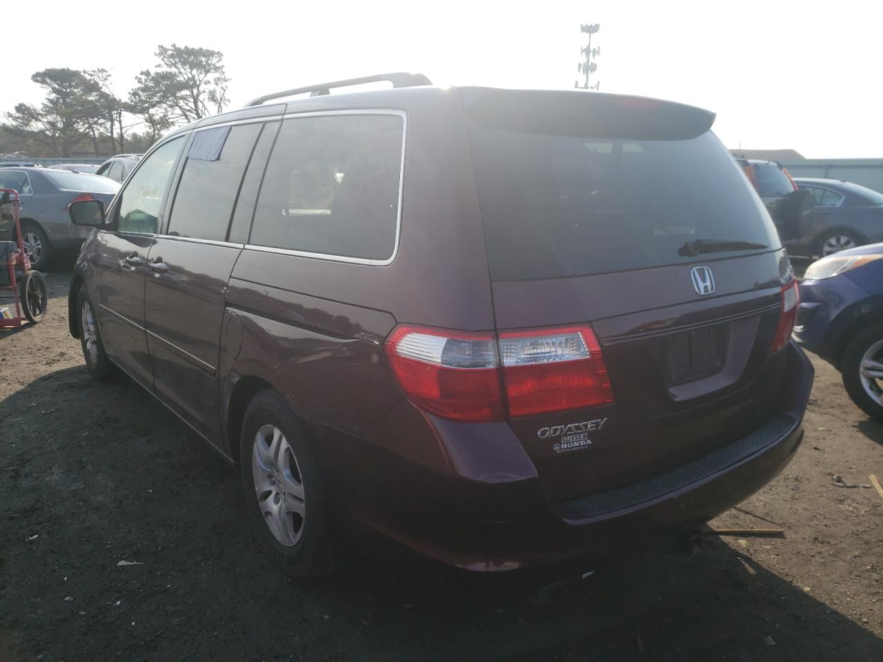 Photo 3 from auction – 2007 HONDA ODYSSEY EX with VIN 5FNRL38637B089227