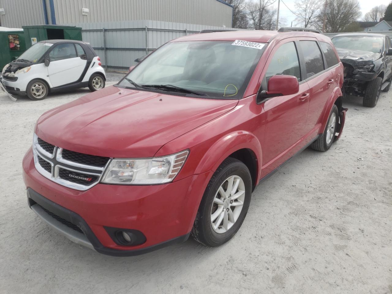 Photo 2 from auction – 2016 DODGE JOURNEY SX with VIN 3C4PDCBG0GT225031