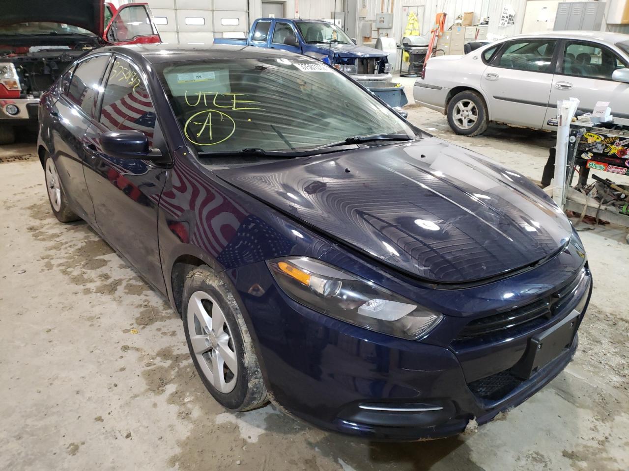 DODGE DART SXT 2015 with VIN 1C3CDFBB1FD221504 - Photo from auction