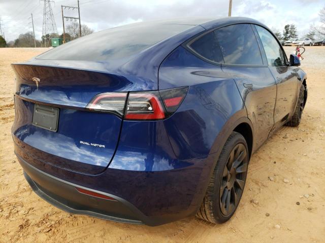 Photo 4 from auction – 2021 TESLA MODEL Y with VIN 5YJYGDEE9MF206029