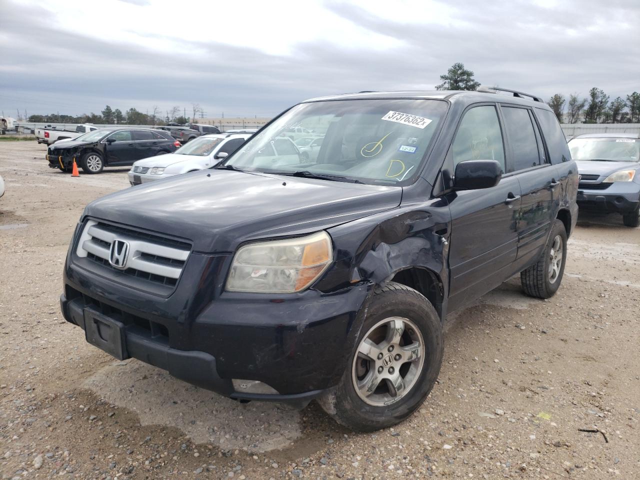 Фото 2 с аукциона – 2006 HONDA PILOT EX с VIN 5FNYF28536B013381