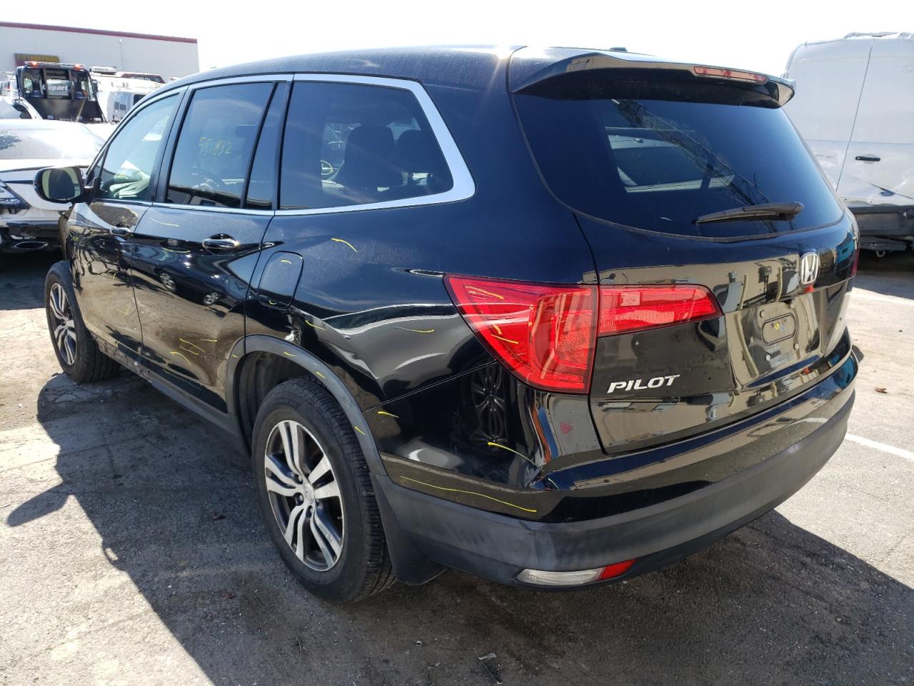 Photo 3 from auction – 2016 HONDA PILOT EXL with VIN 5FNYF5H52GB032586