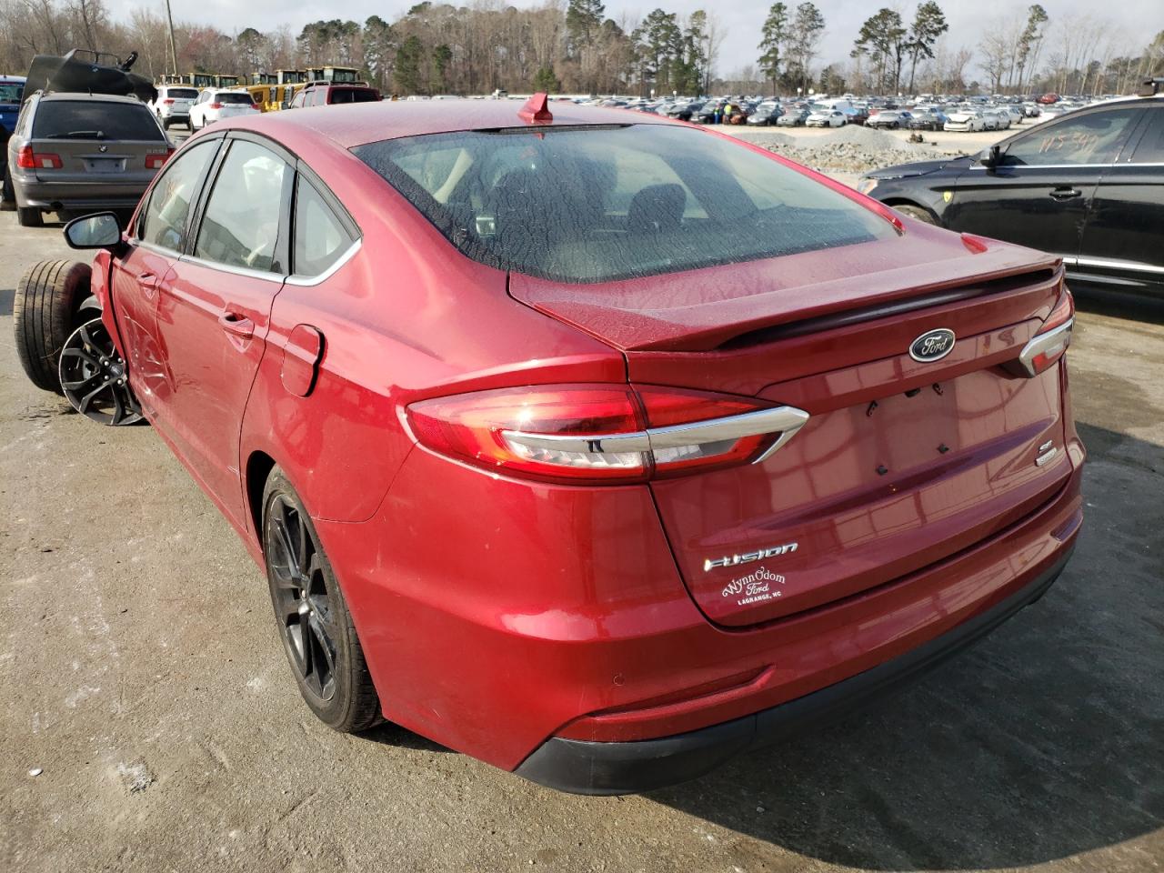 Photo 3 from auction – 2020 FORD FUSION SE with VIN 3FA6P0HD2LR226497