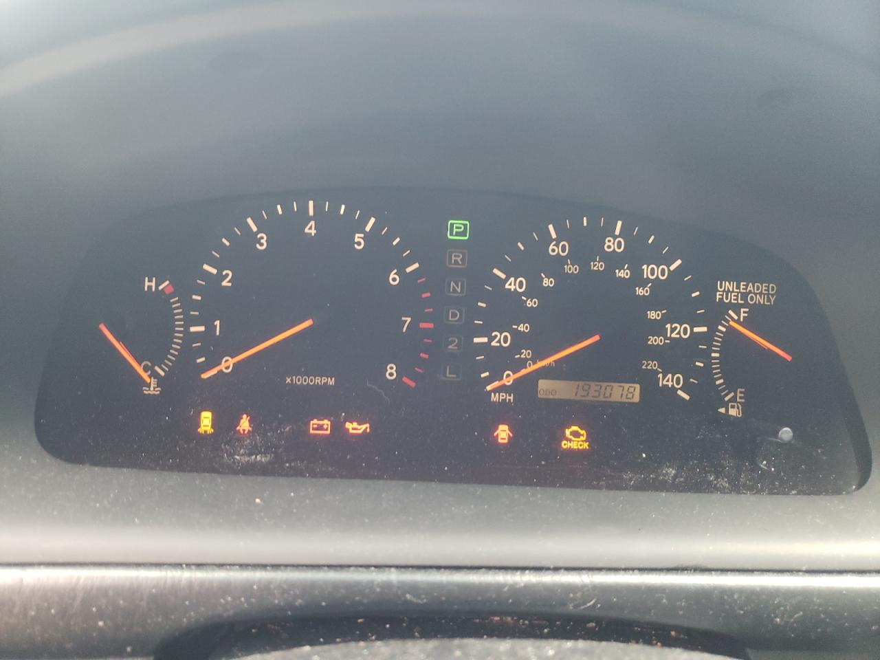 Photo 8 from auction – 2001 LEXUS ES 300 with VIN JT8BF28G210300966