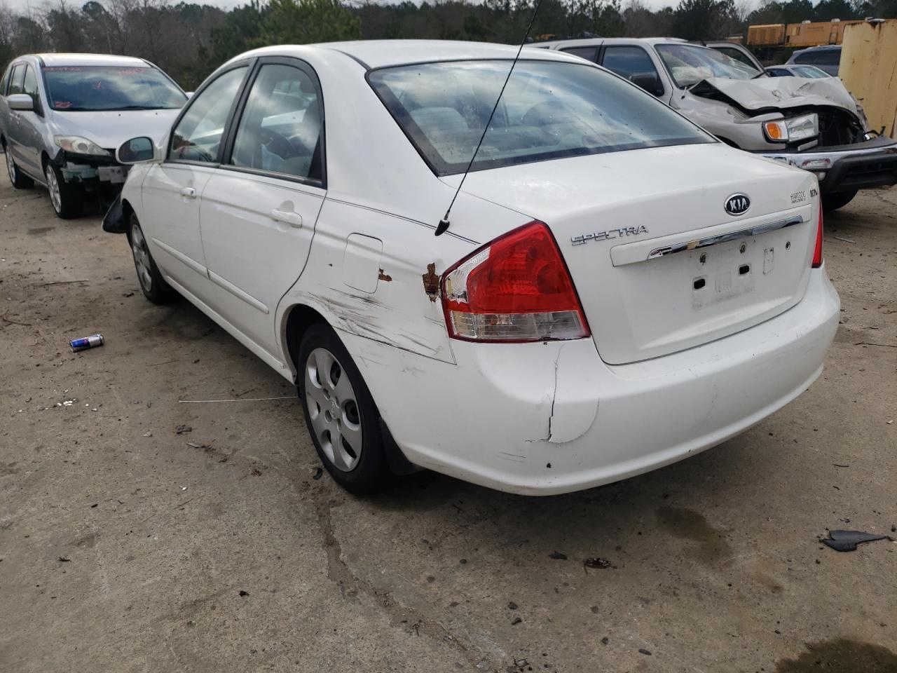 Photo 3 from auction – 2007 KIA SPECTRA EX with VIN KNAFE121175445722