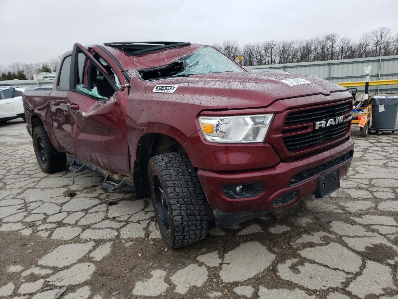 RAM 1500 BIG H 2021 with VIN 1C6SRFFTXMN506597 - Photo from auction