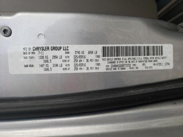 Photo 10 from auction – 2011 DODGE GRAND CARA with VIN 2D4RN4DG6BR773722