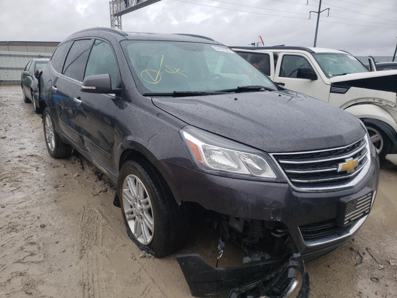 CHEVROLET TRAVERSE L 2015 with VIN 1GNKRGKD7FJ356575 - Photo from auction