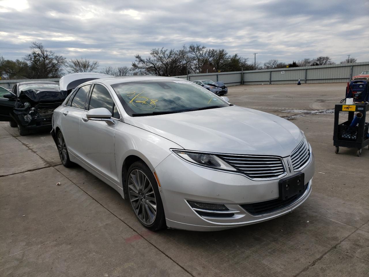 LINCOLN MKZ 2013 with VIN 3LN6L2JK4DR809743 - Photo from auction