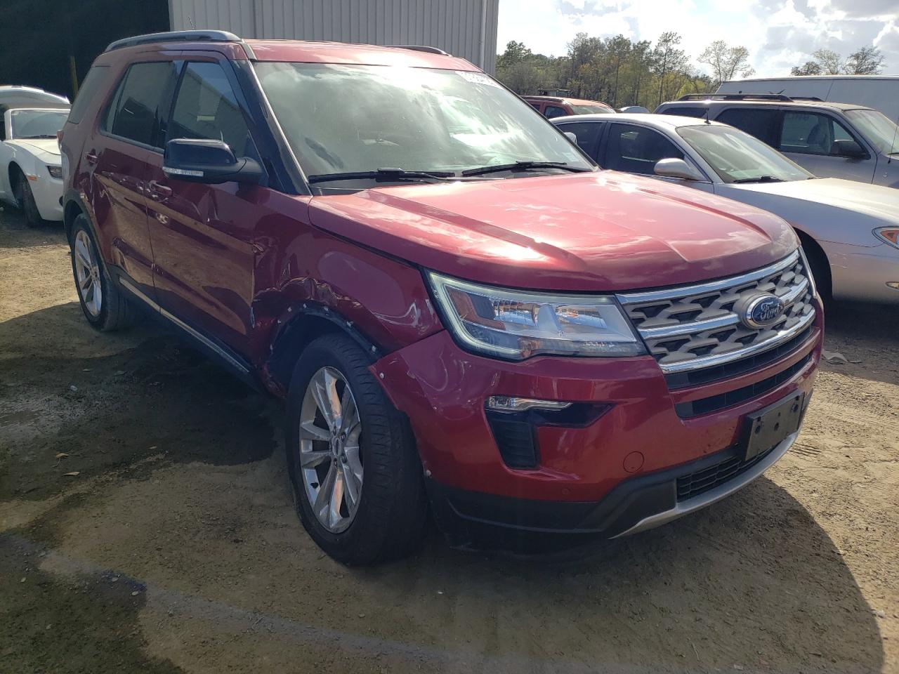 FORD EXPLORER X 2018 with VIN 1FM5K8D84JGC04058 - Photo from auction