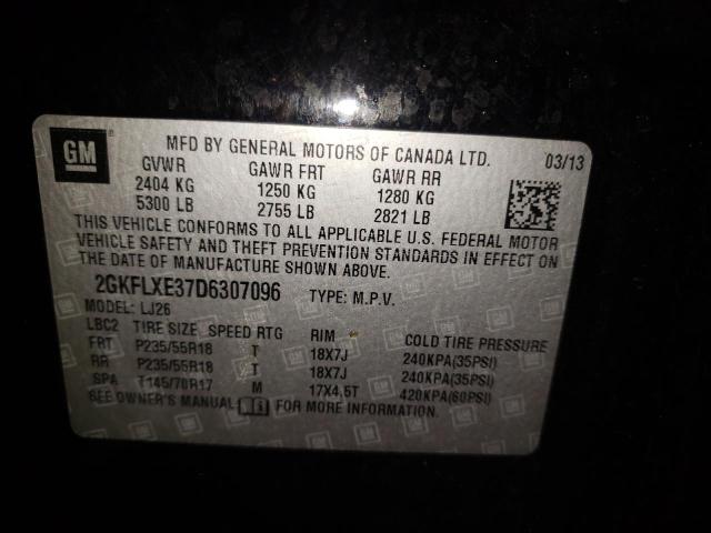 Photo 10 from auction – 2013 GMC TERRAIN SL with VIN 2GKFLXE37D6307096