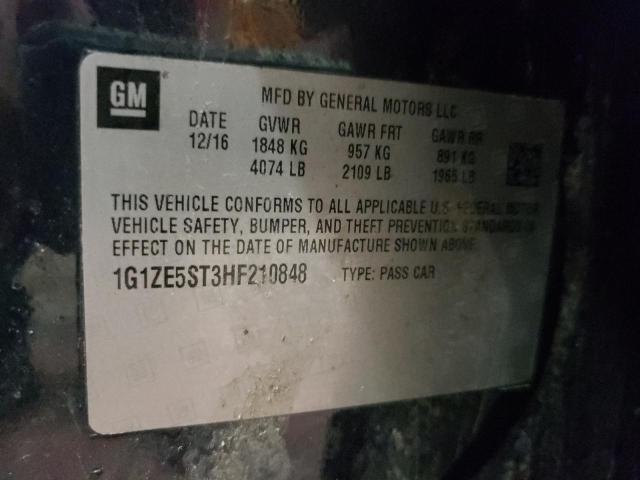 Photo 10 from auction – 2017 CHEVROLET MALIBU LT with VIN 1G1ZE5ST3HF210848