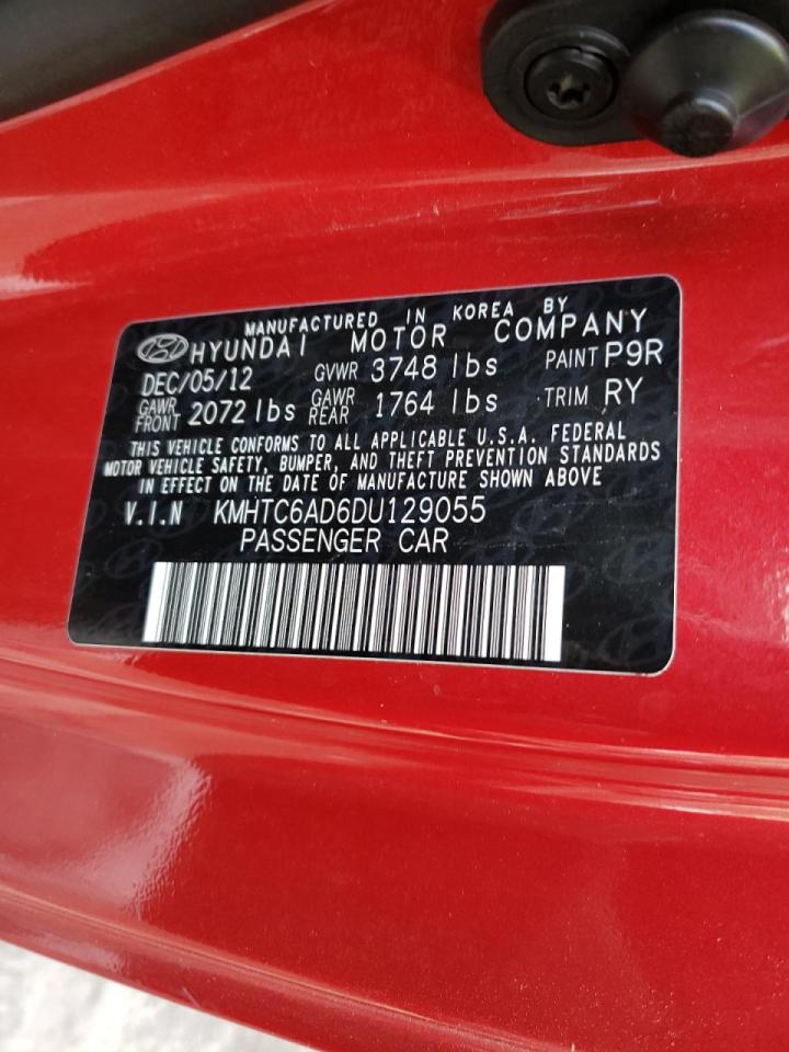 Photo 10 from auction – 2013 HYUNDAI VELOSTER with VIN KMHTC6AD6DU129055